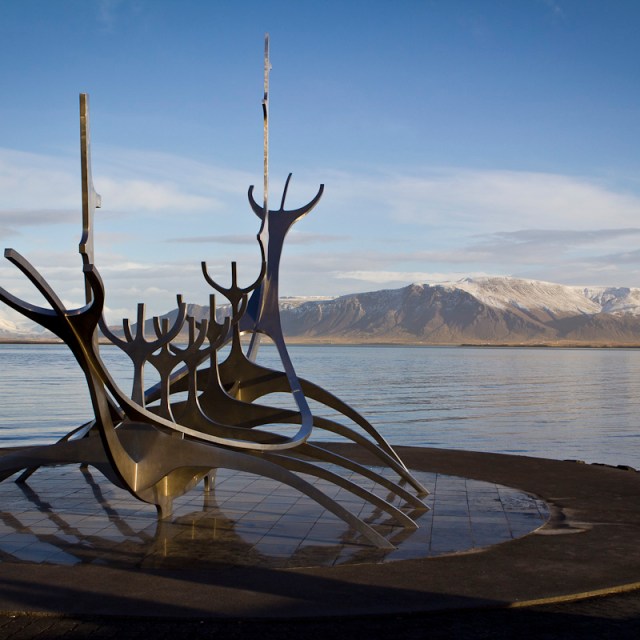 solfar - sun voyager metal sculpture reykjavik
